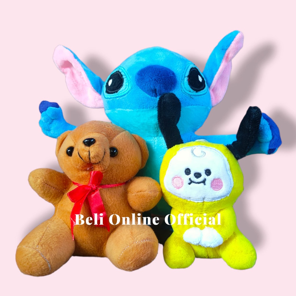 Boneka BTS Mini BT21 Ganci Gantungan Kunci BT21 BTS Doll Boneka Imut Lucu Hadiah Kado