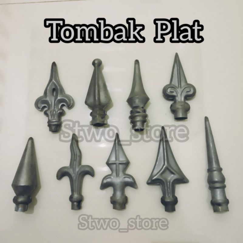 Tombak plat ornamen aksesoris pagar teralis