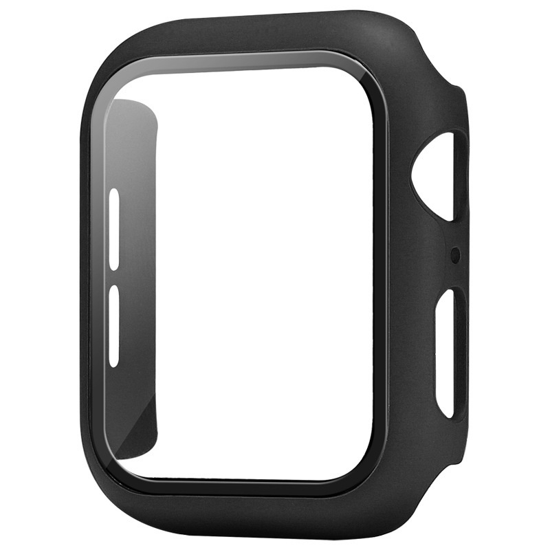 Case Pelindung Layar Tempered glass 45mm 41mm 44mm 40mm 42mm 38mm Untuk iWatch series 8 7 6 SE 5 4 3 2