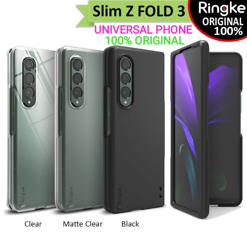 Original Soft Hard Case Samsung Galaxy Z Fold 3 Fold3 5G Presisi Ringke Ultra Thin Slim Cover Matte 