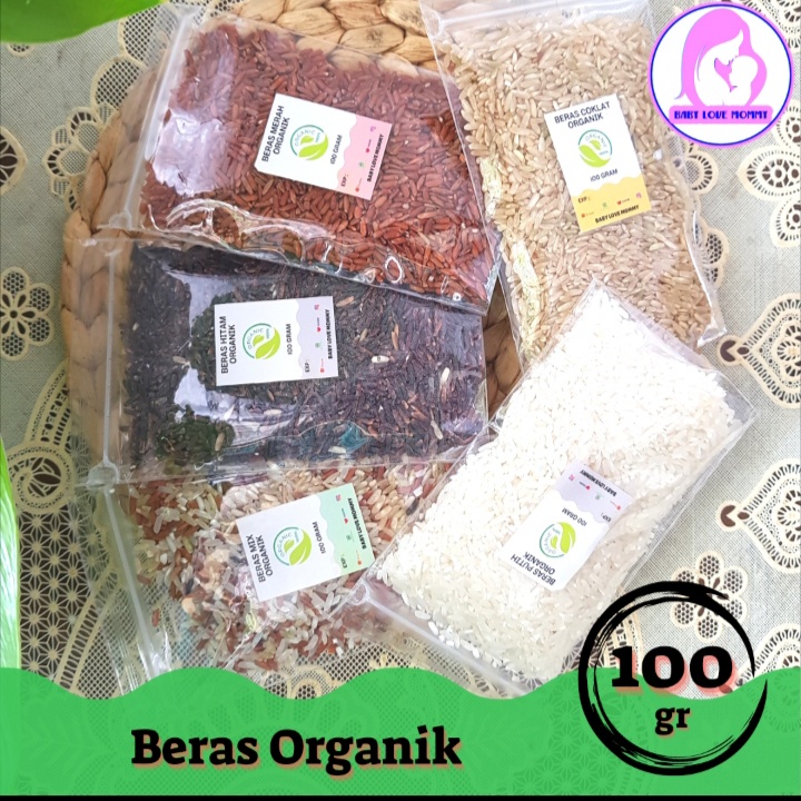 

Beras Organik MPASI / makanan bayi sehat kemasan ekonomis 100 gram