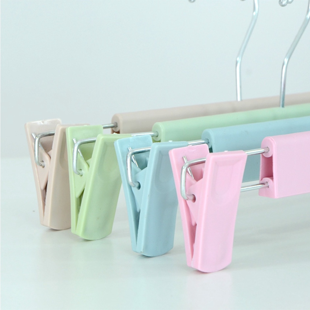 Hanger Baju Gantungan Jepit Besi Kawat Segitiga Kawat Besi Plastik Gantungan /PCS KJ-1 Worldhome66