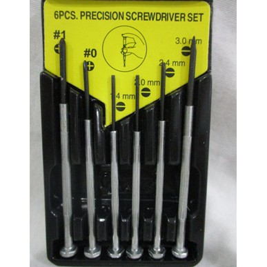 Obeng Jam Kacamata Set Isi 6 pcs / Precision Screwdriver Set