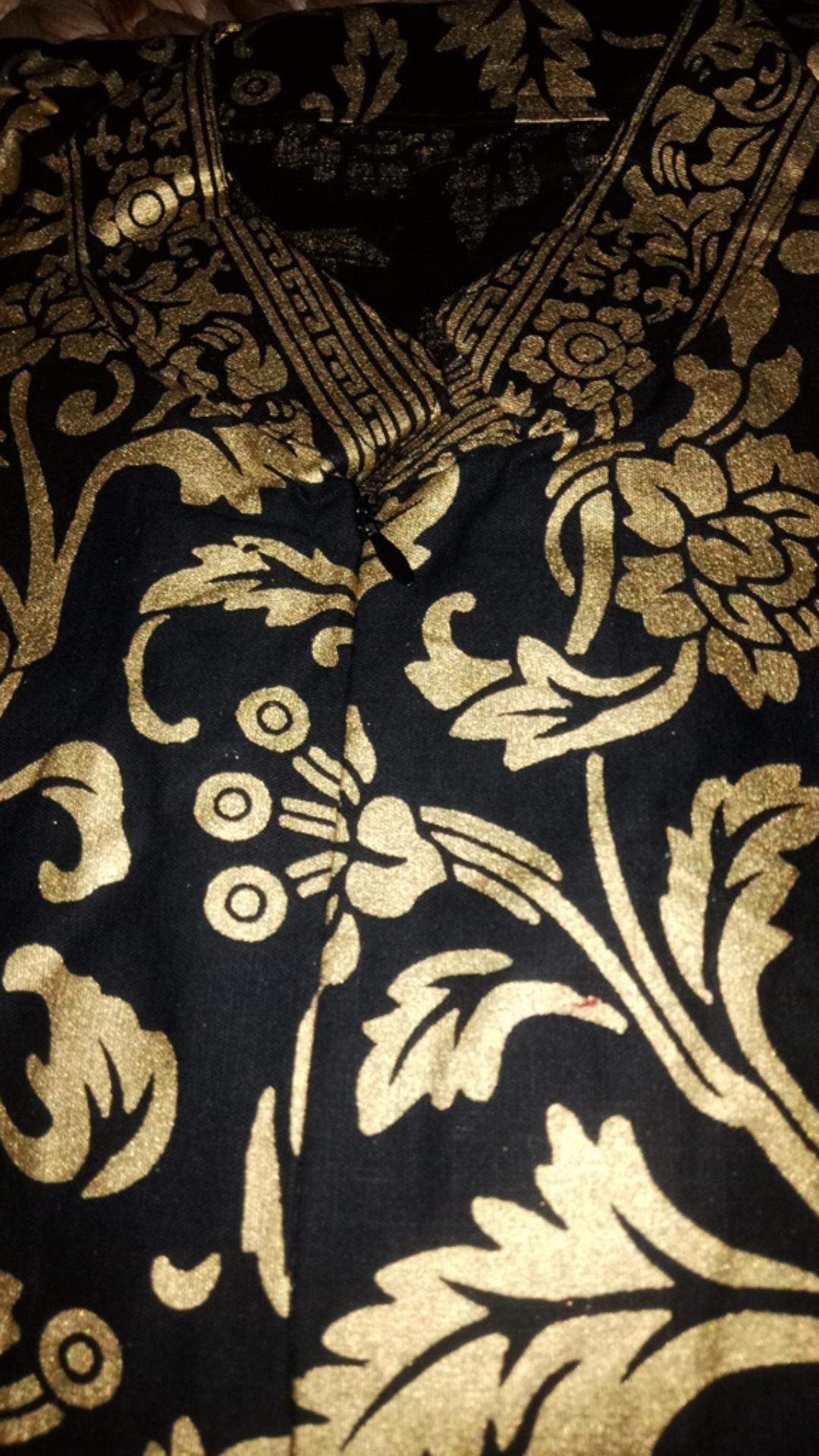 Nivana Batik - Couple Sarimbit Gamis Prada Bakung Kembang Gede