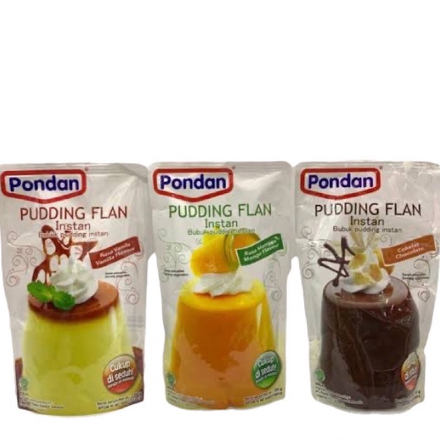 Pondan Pudding Flan 100gr Puding Flan Instant