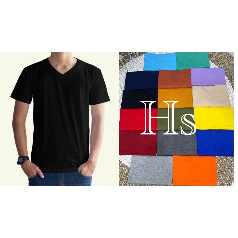 KAOS V-MAN/TSHIRT VMAN/VNECK PRIA/KAOS VNECK MAN/KAOS LEHER V PENDEK COWOK