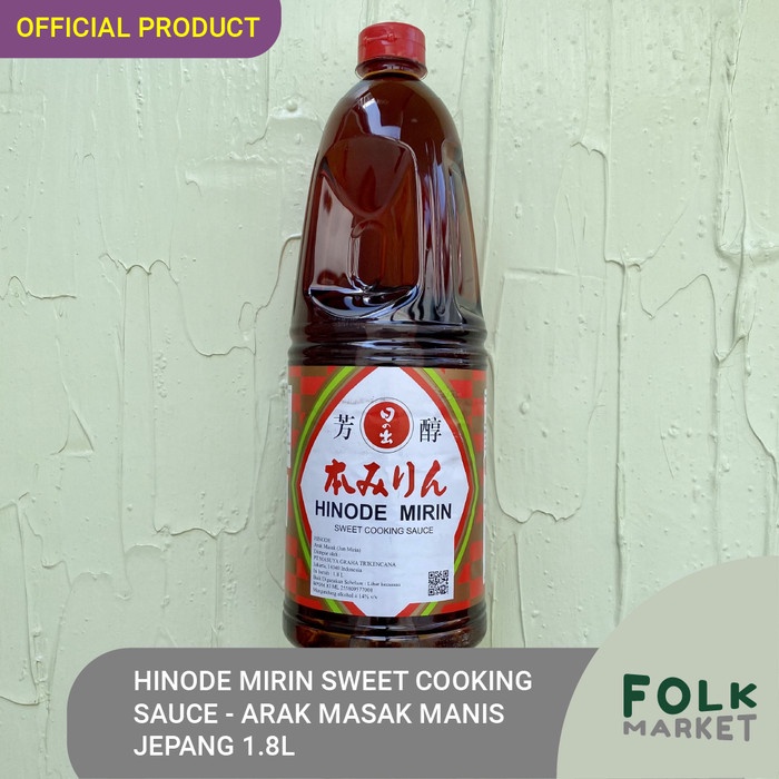 

HINODE Mirin Sweet Cooking Sauce 1.8L - Arak Masak Manis Jepang 1.8L