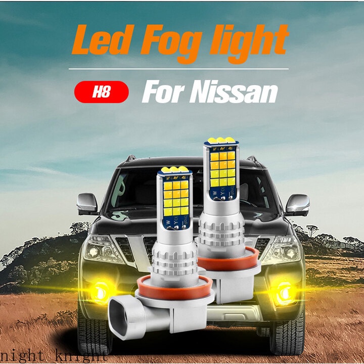 2pcs Lampu Kabut LED H8 H11 H16 Untuk Nissan
