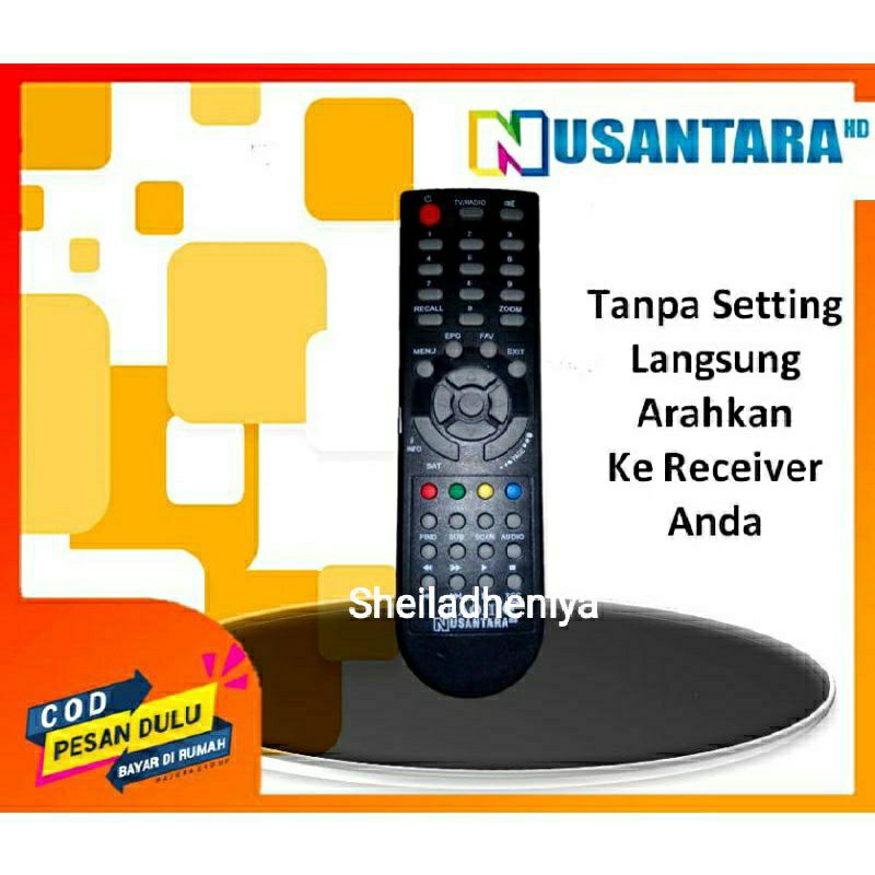REMOTE  TRANSVISION NUSANTARA HD