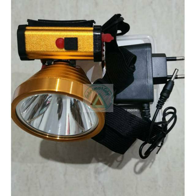 Senter Kepala 50 Watt  MS-602 Bisa Charge / 50 Watt Head Lamp