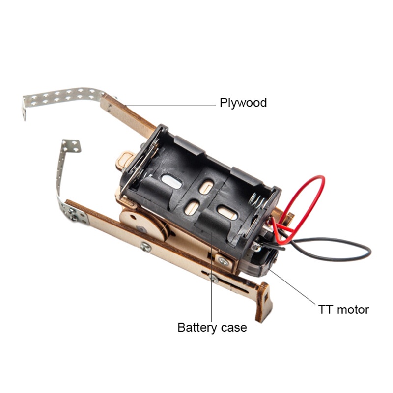 Mainan Rakitan Robot Panjat Tali Elektrik DIY Untuk Edukasi Sains Anak