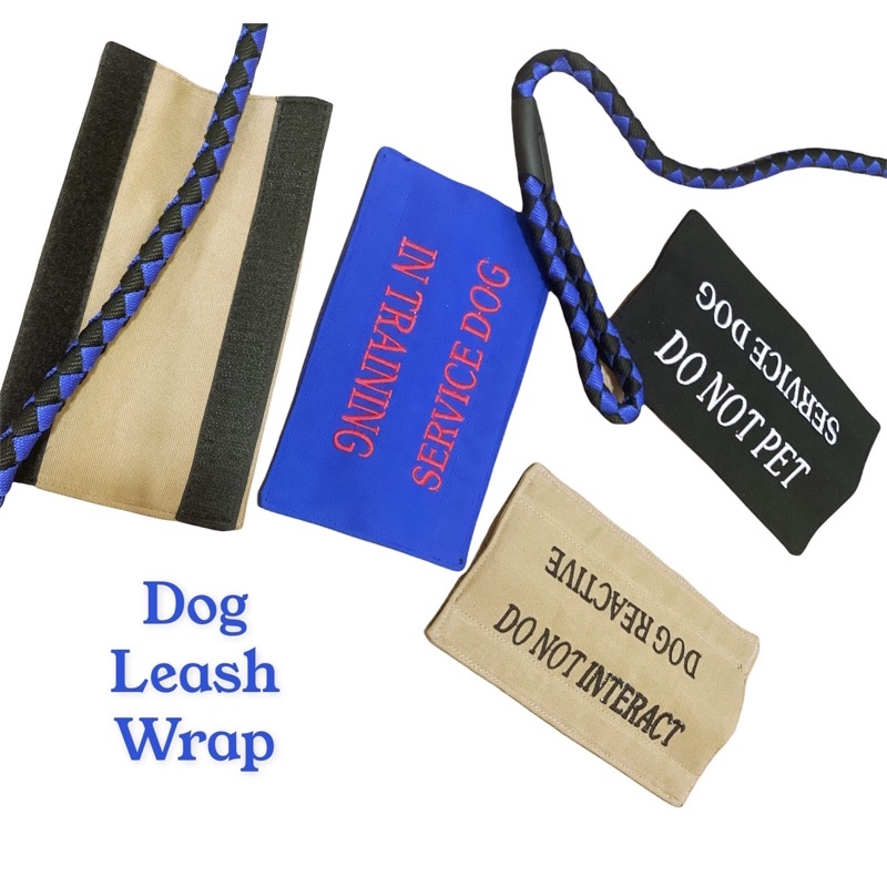 Fawn’G Handmade - Dog Leash Wrap / Leash sleeve Custom Tulisan Nama