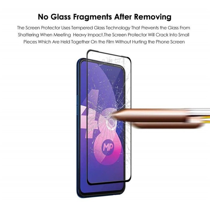 TEMPERED GLASS FULL HD ZENFONE 7 ZS670KS –FULL LEM COVER