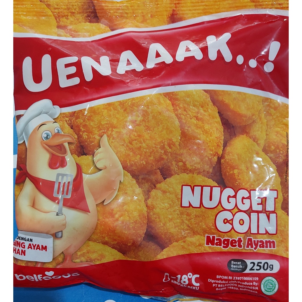 

BELFOODS NUGGET COIN ENAK 250g