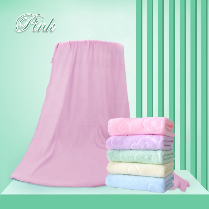 Handuk Mandi Jumbo 80x145 cm High Quality / Daya Serap Yang Bagus (100% MICROFIBER) Handuk Mandi H9-1