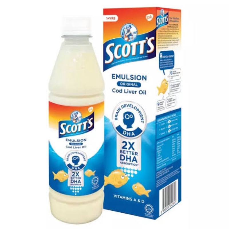 Scott's Emulsion Original / Suplemen Makanan Anak / Scotts Emulsion
