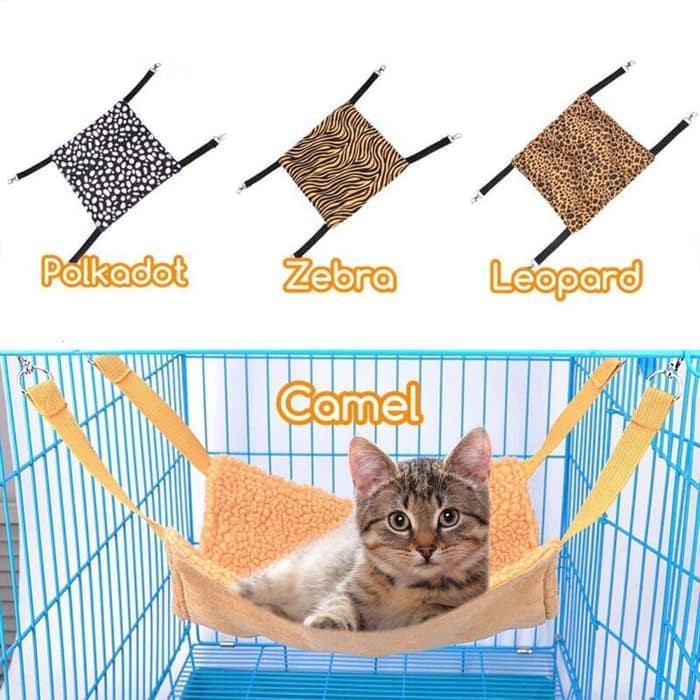 Hammock Kucing Ayunan Kasur Buaian Tempat Tidur Puppy Musang Cat Kitten Pet Hewan Hamok Hamock Sleep Sleeping Pouch