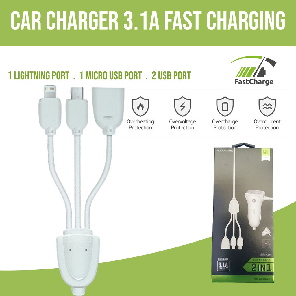 charger handphone mobil fast charging murah