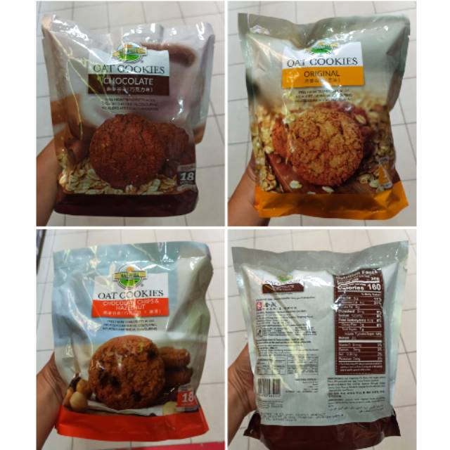 

Oat Cookies Biskuit Sereal 18s All Variant / Naturell Biskuit Sereal Gandum 18s