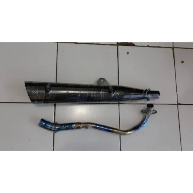 Knalpot Tsukigi Supra 125 Leher Bluemoon