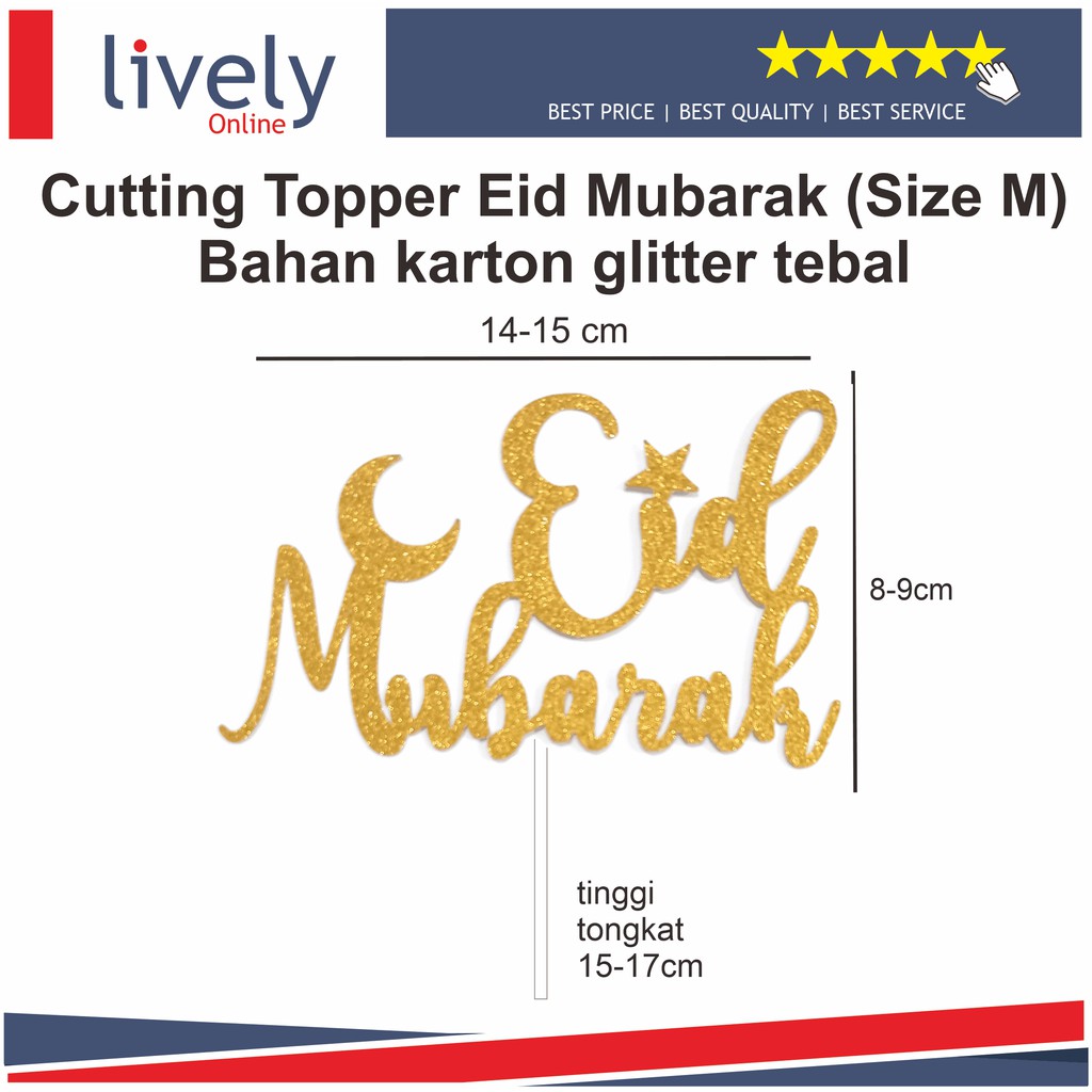 CAKE TOPPER CUTTING HIASAN KUE IDUL FITRI EID MUBARAK 02 2 BARIS