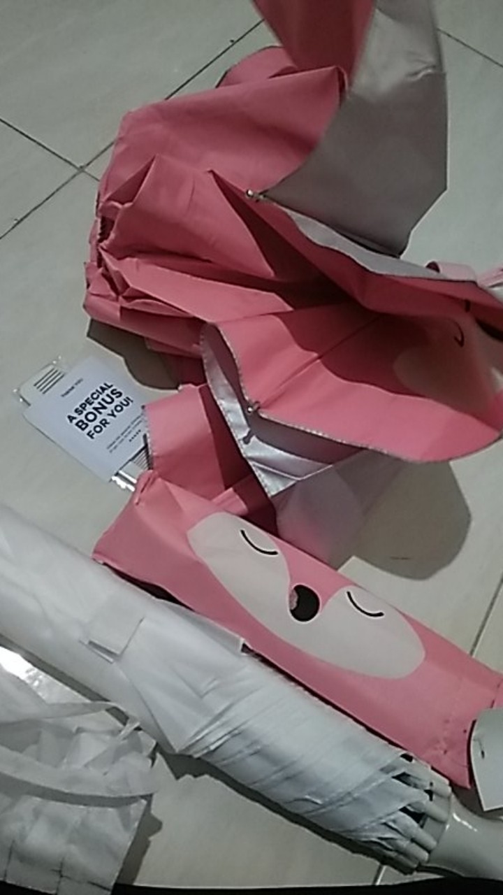 Tabasa Payung Lipat Racoon Berkuping Tl 106