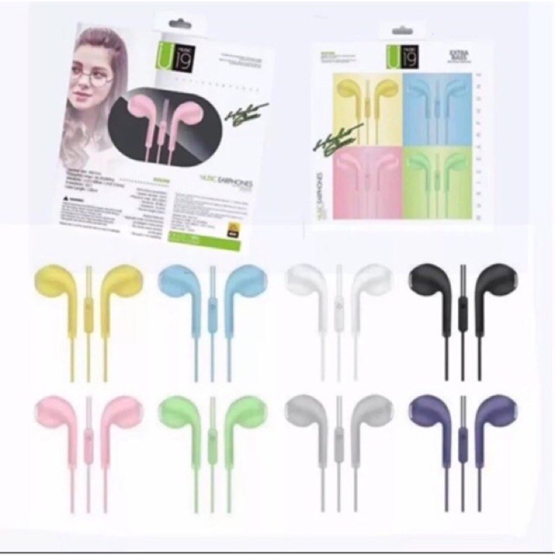 HEADSET JBL U19 MACARON SUPER NGEBASS WARNA CANTIK JELITA / Handsfree / HF