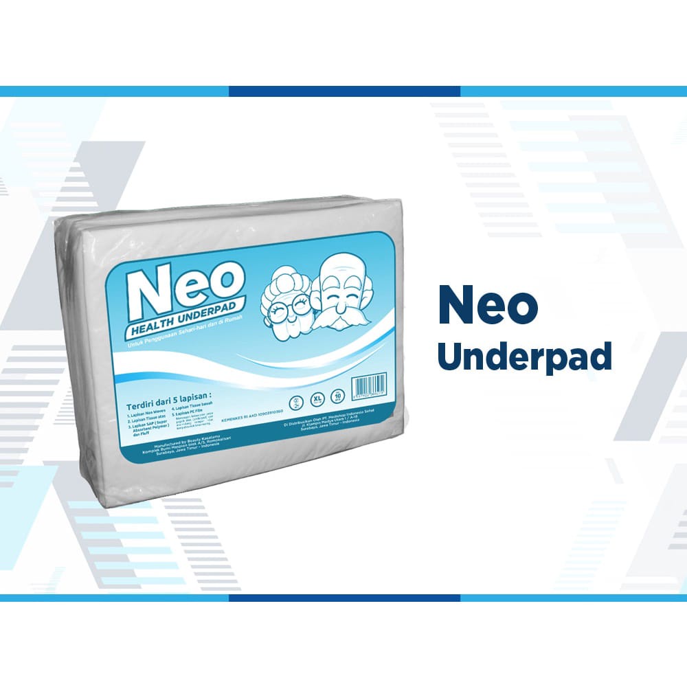 Neo Health Underpad 60x90 Unfold Popok alas dewasa isi 10pcs