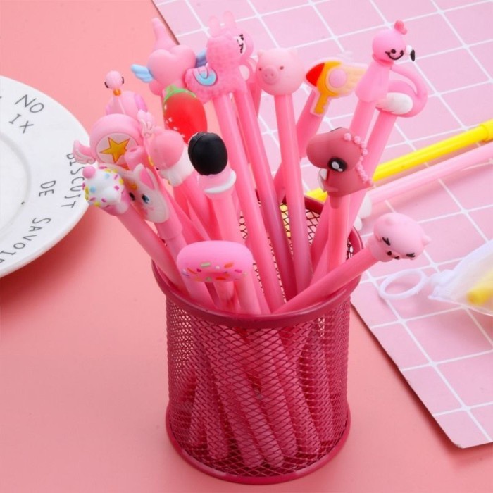 

Produk Pena Gel Karakter Pulpen10Pcs Gilaa!!!