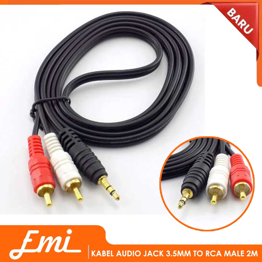 Kabel Audio untuk Speaker Soundbar AUX 3.5mm Jack to RCA dan Optical