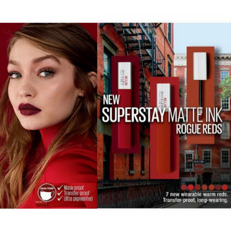 MAYBELLINE Super Stay Matte Ink Lip Cream | Shopee Indonesia