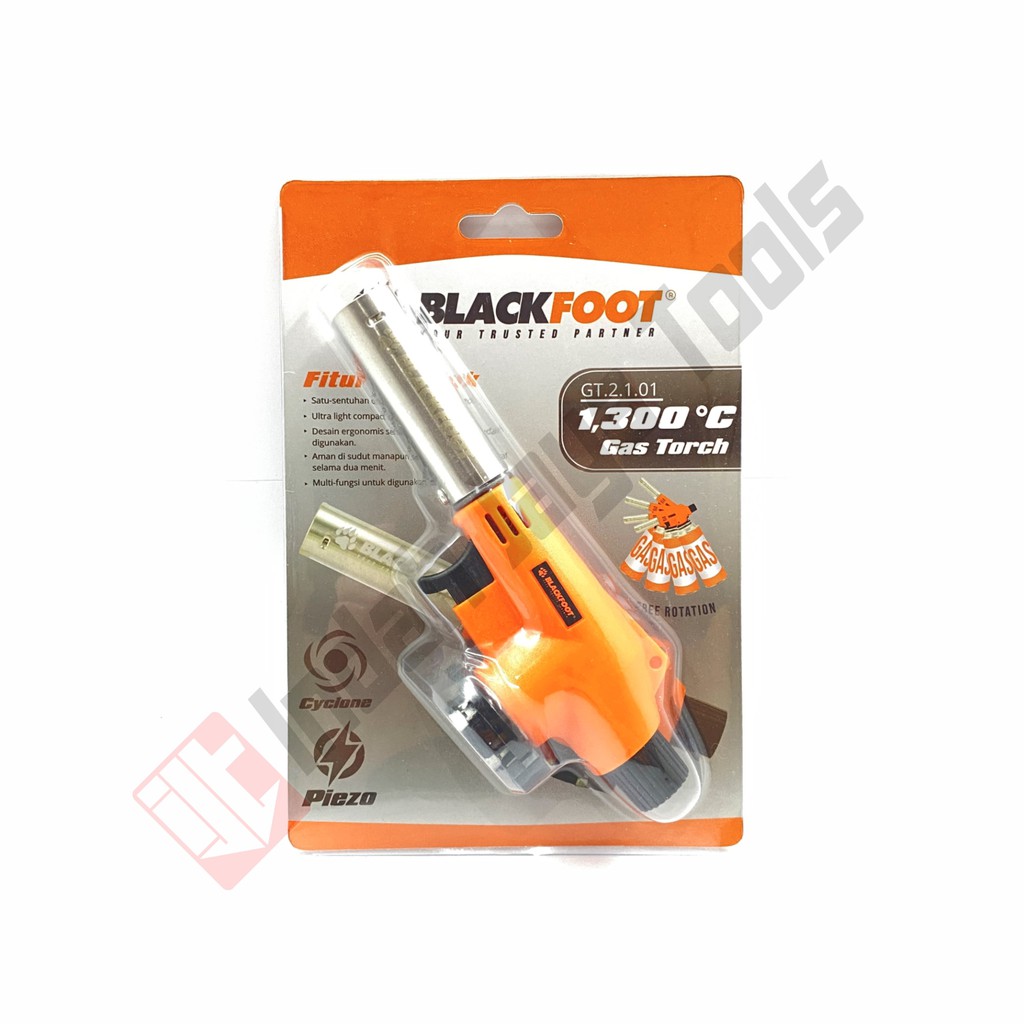 BLACKFOOT Kepala Gas Torch 1300 C - Alat Pemantik Api Las Mini Bakar