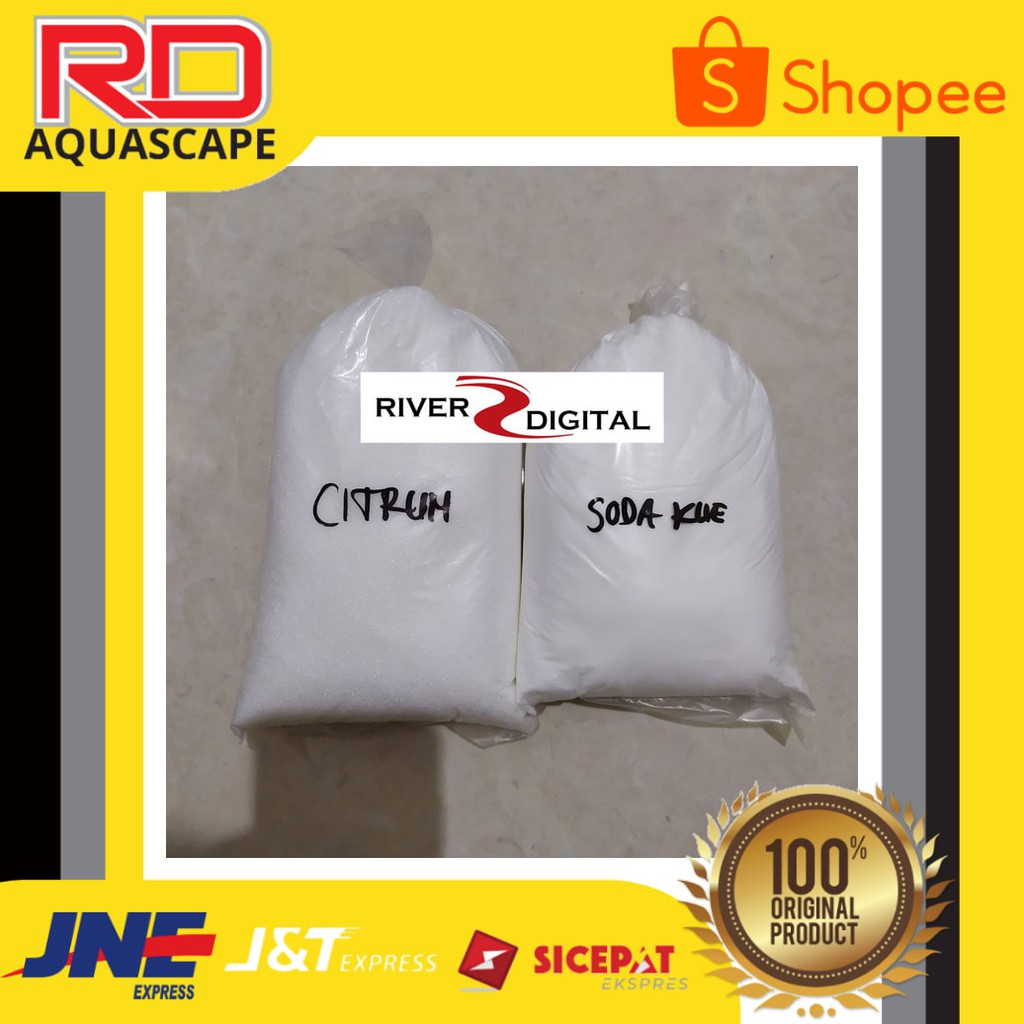 

Racikan Bahan Co2 DIY Cisod 2KG / Citrun Baking Soda Kue / Citric Acid