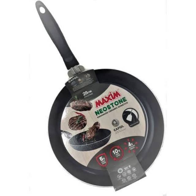 Frypan Maxim Neostone 26cm Marble Ceramic Fry Pan 26 CM Anti Lengket Maxim Penggorengan Maxim Keramik Non Stick