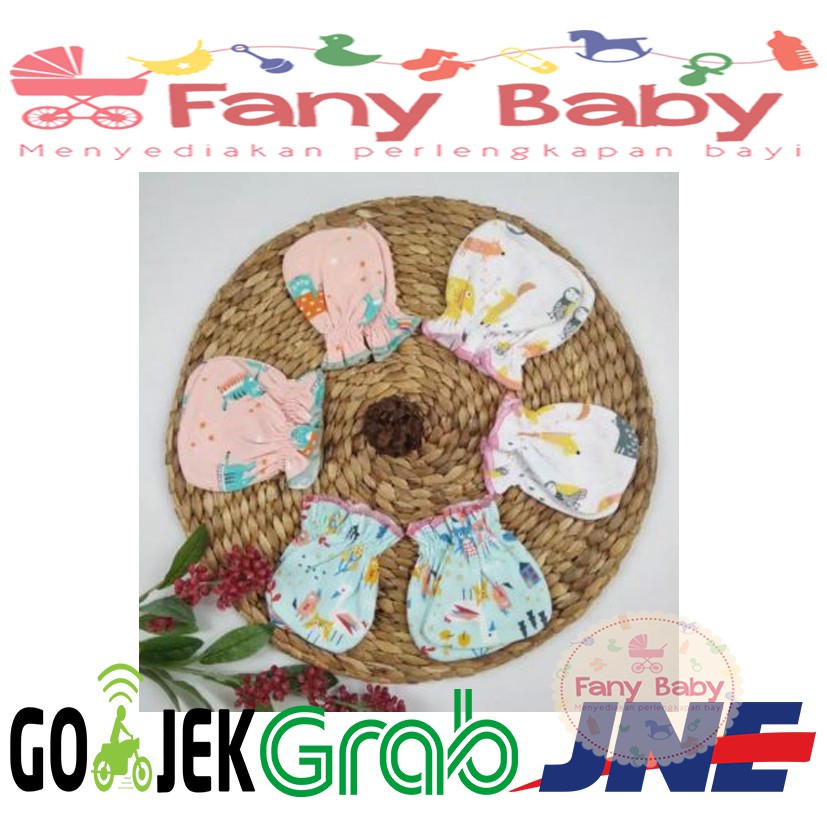 Little Queen Sarung Tangan &amp; Kaki Bayi Motif  [ KARET ]