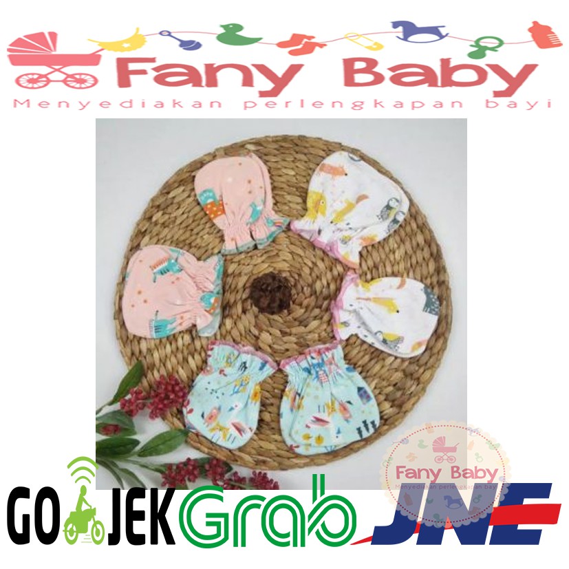 Little Queen Sarung Tangan &amp; Kaki Bayi Motif  [ KARET ]