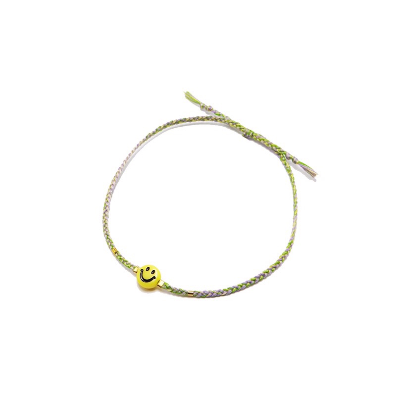 Allside Gelang Tali Gypsy / Boho Smiley