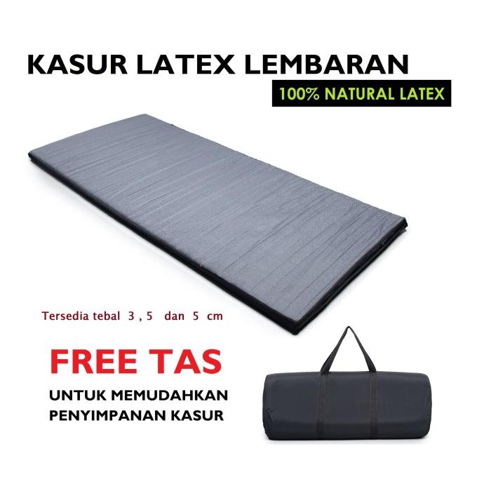 Kasur Lipat / Travel Bed / Kasur Gulung Latex 120 Cm Oyisshop