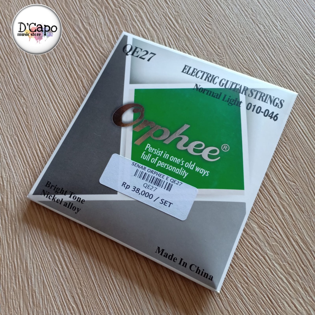 Senar Gitar Orphee QE27 QE-27 QE 27 Elektrik String