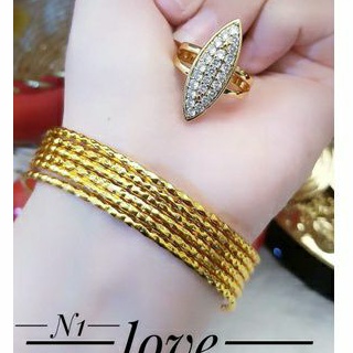 Set Gelang Dan Cincin Xuping Wanita 758