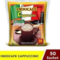 

S-IWQ> ✓> Indocafe Cappuccino Pack isi 50 Sachet kekinian>