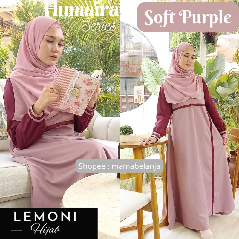 Baju Gamis Muslimah Bahan Toyobo Lemoni Hijab Gamis