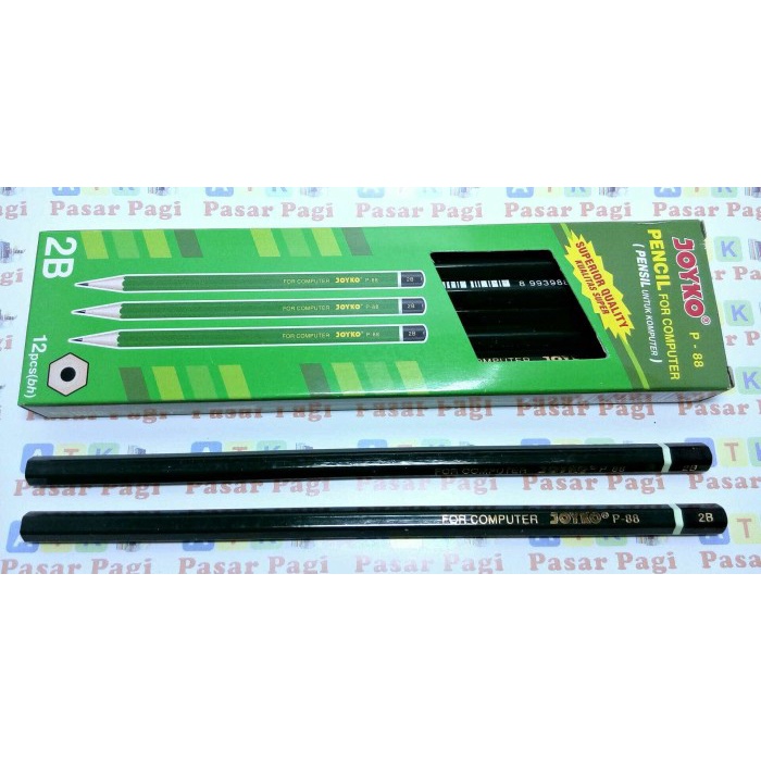 

Unik Pensil Joyko 2B ( P 88 ) Free Hapusan Pensil Joyko 1 Pcs Gilaa!!!