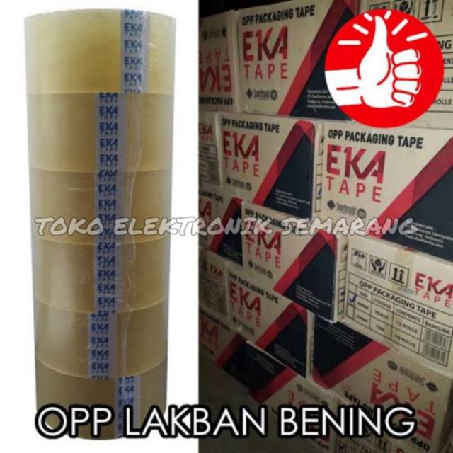 LAKBAN BENING COKLAT EKA TAPE DAIMARU 48 MM 90 YARD 45 MIKRON