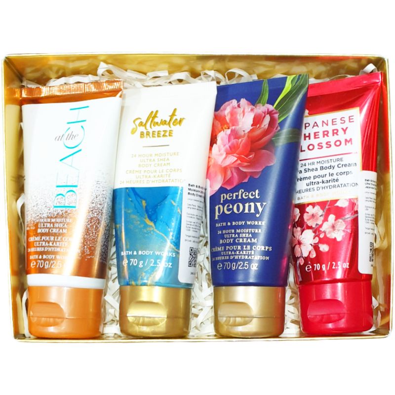 BATH &amp; BODY WORKS BBW PAKET TRAVEL SIZE MIST SHOWER GEL BODY LOTION BODY CREAM WITH BOX HEMAT SUPER MURAH LEBAY HAMPERS KADO HADIAH HARI RAYA IBU NATAL ULANG TAHUN BIRTHDAY VALENTINE SESERAHAN NATAL CHRISTMAS LENGKAP A THOUSAND WISHES WARM VANILLA SUGAR