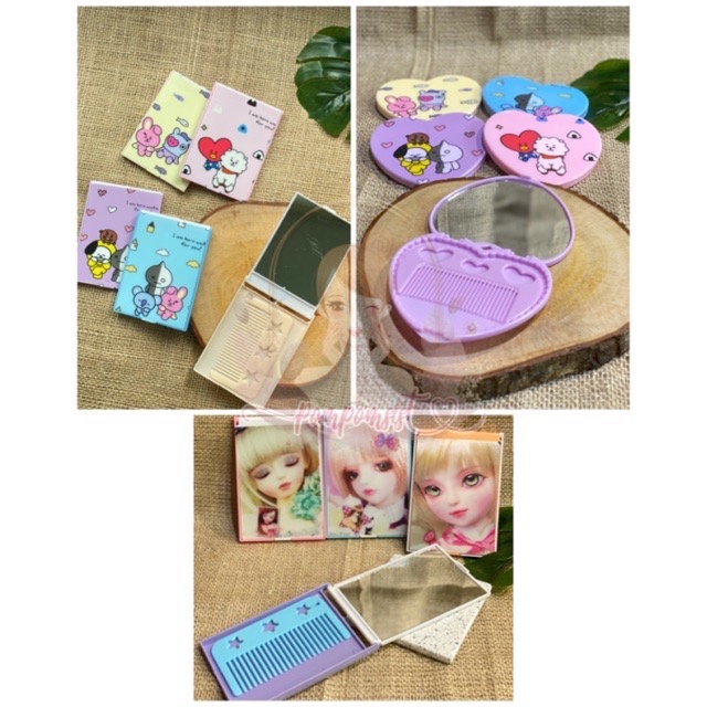 CERMIN RIAS LIPAT + SISIR KARAKTER LUCU-1