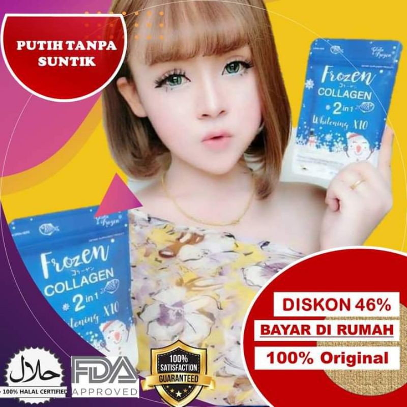 Frozen collagen ori / original/ versi asli/ gluta/ kolagen ...