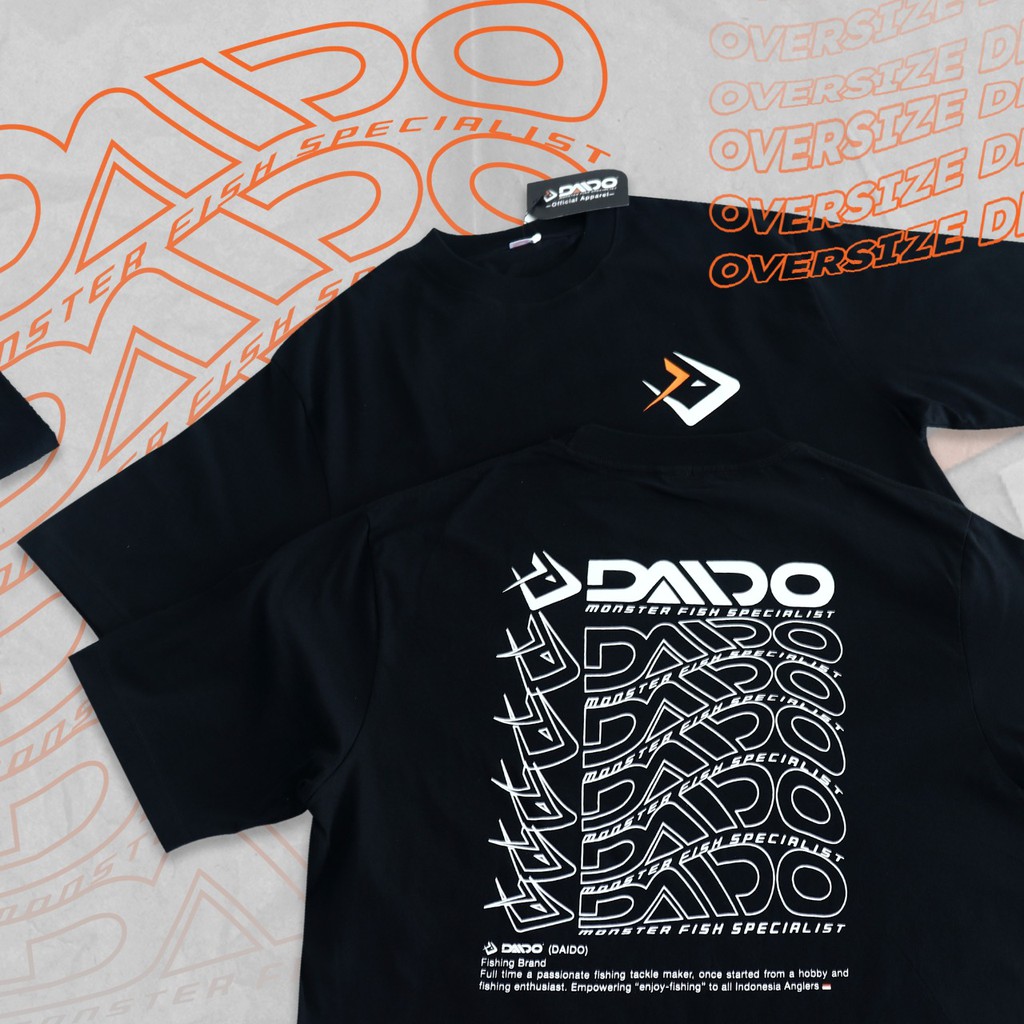 BAJU KAOS DAIDO FISHING TEAM OVERSIZED