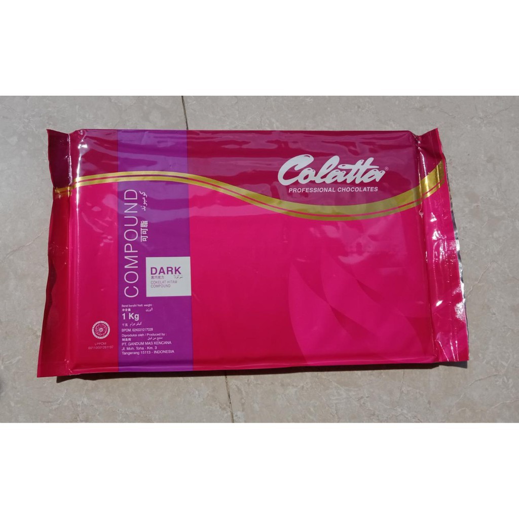 

Colatta Dark Compound 1 KG Coklat Hitam Compound Chocolate Collata