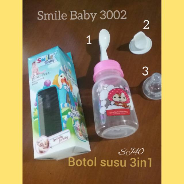 Botol susu 3in1 Smile Baby 3002